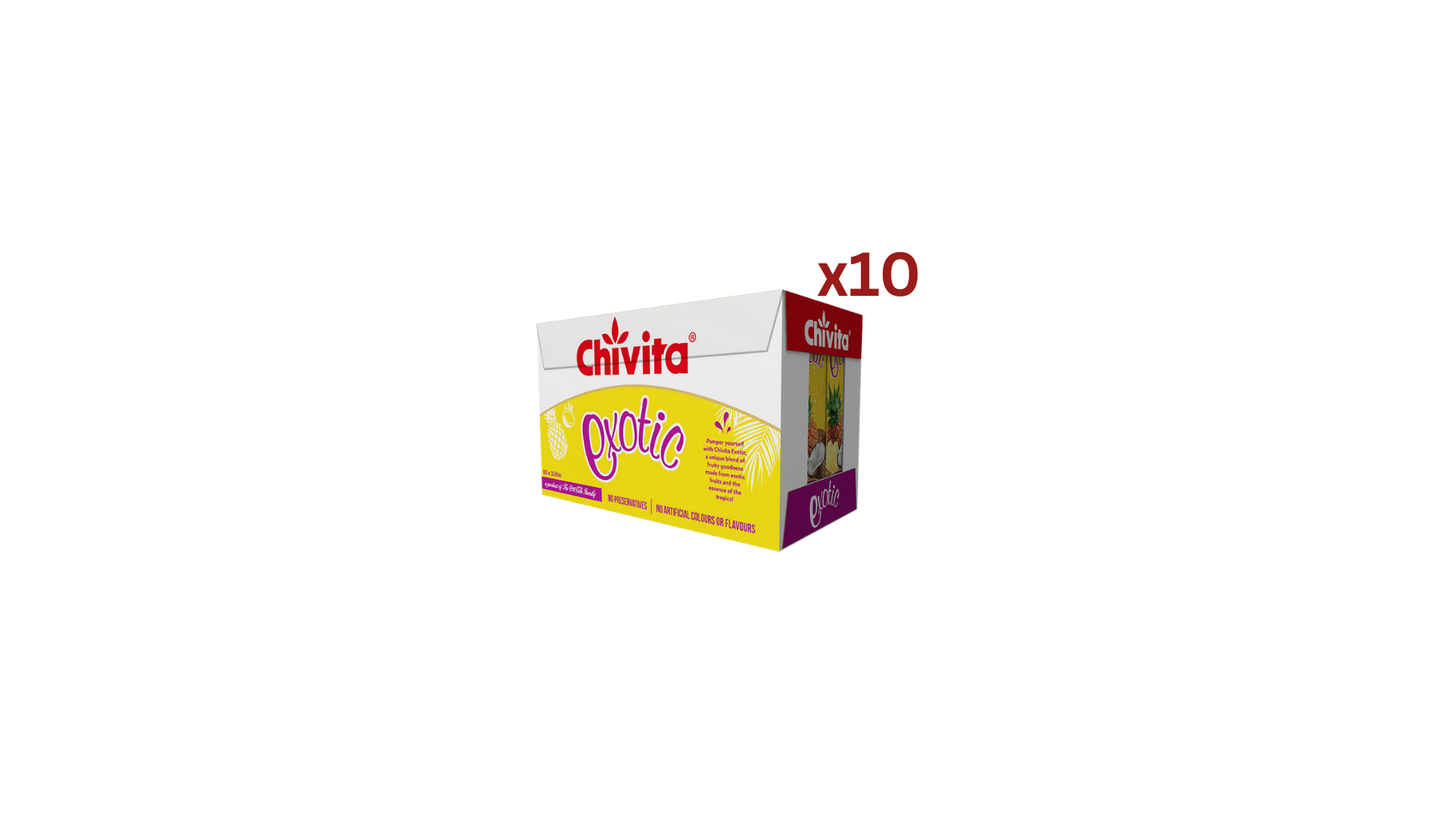 CHI EXOTIC PINEAPPLE AND COCONUT 1L x10